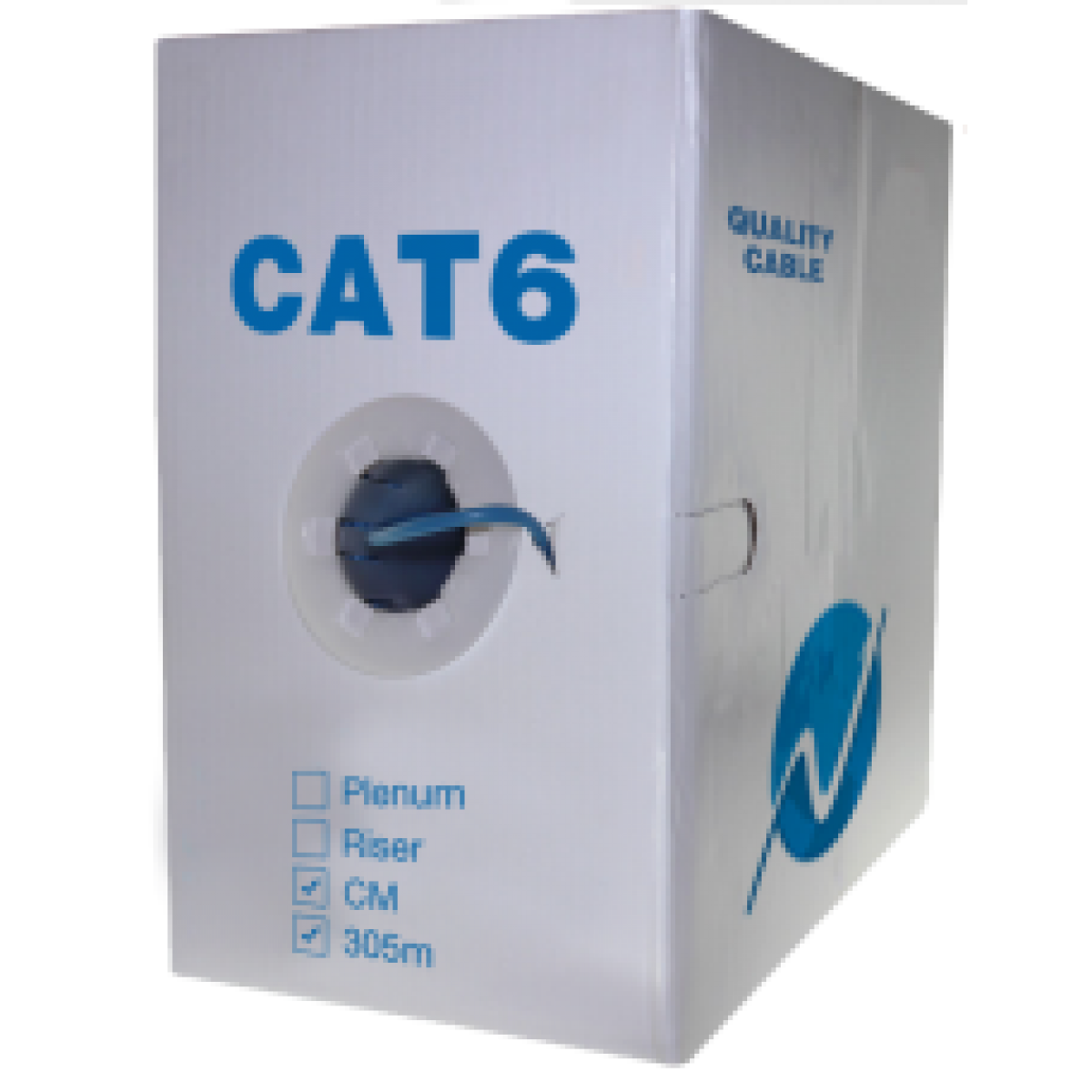 Cat6 Cable 1000ft Solid Cca Utp Network Cable Network