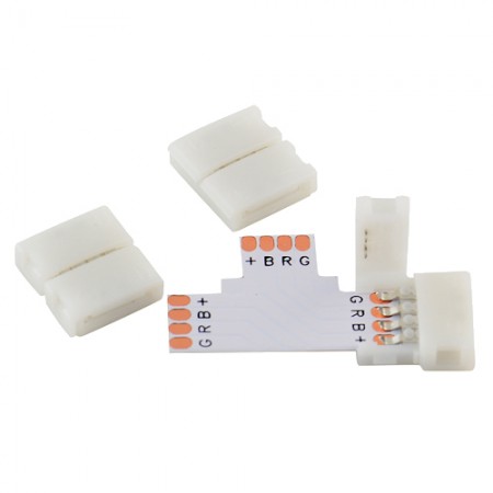 4 Pin strip PCB T-coupler (4pcs)