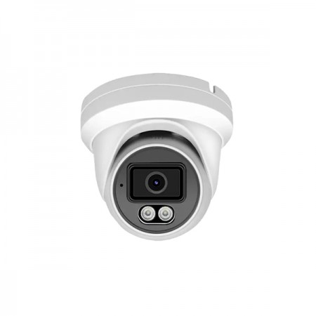 HD-IP 5MP 2.8mm Fixed Lens Smart IR Turret Camera W/ Mic (54s10)