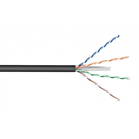 CAT6 cable 1000ft CCA Outdoor black