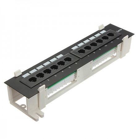 Patch Panel Cat5E mini 12Port