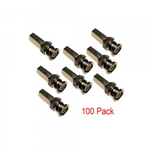 BNC Male Twist Connector 100 Pack