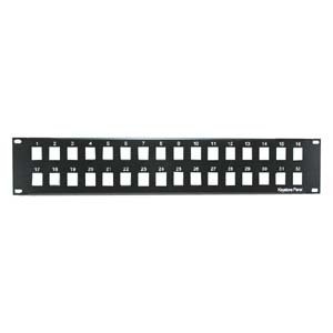 19" 2U 32Port Blank Panel