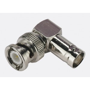 BNC male to BNC female angle connector