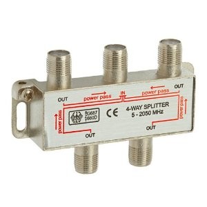 4Way coaxial splitter 530202