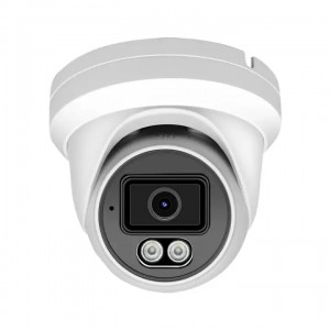 HD-IP 8MP 2.8mm Fixed Lens Smart IR Turret Camera W/ Mic (54s25)