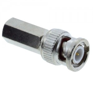 BNC male Twist RG6 connector